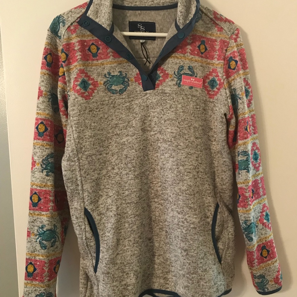 Simply southern small sweatshirt aztec